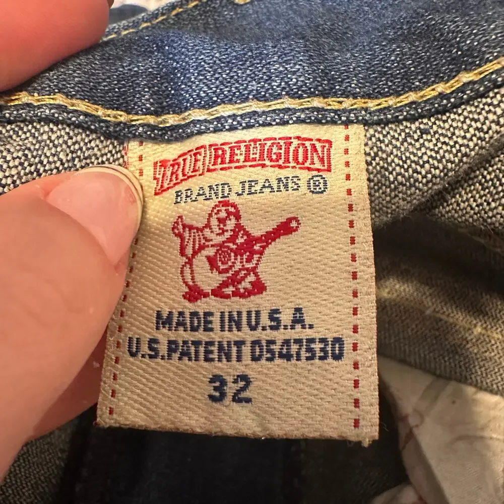 TRUE RELIGION Men's Straight Leg Jeans Size 32